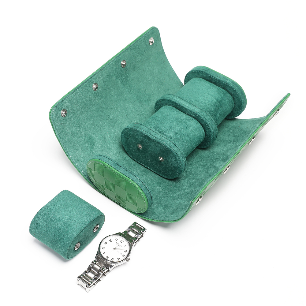 Luxury Watch Case Travel - Lüks Deri Saat Rulosu Hediye Kutusu