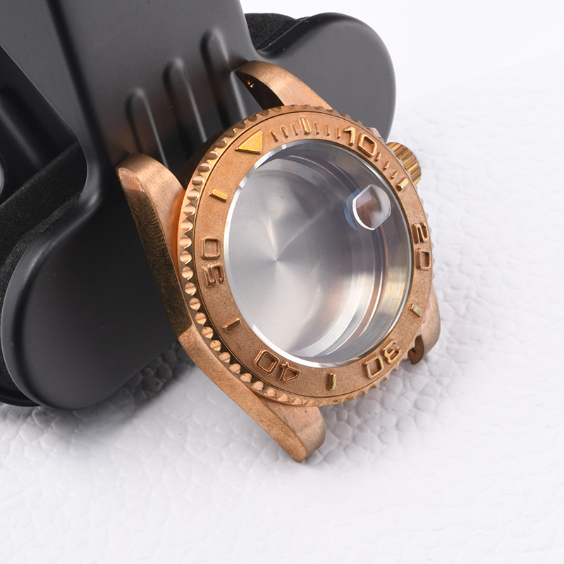 Bronze Case Watch - HEIMDALLR saat kasası süper parlak bronz