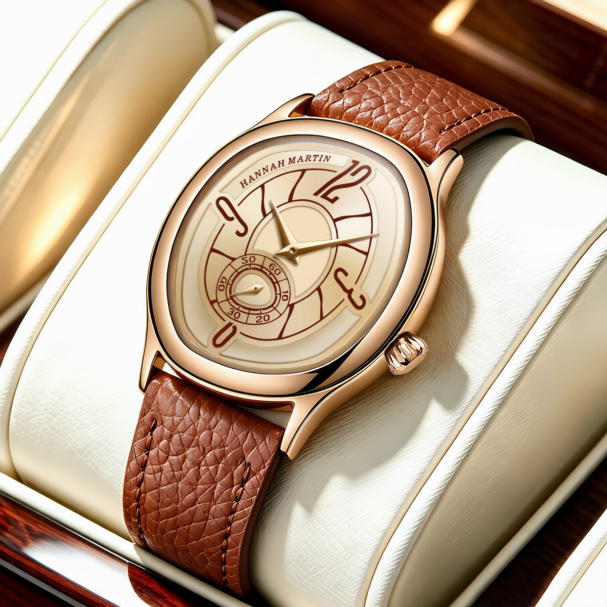 Luxury Watch For - HANNAH MARTIN Saat, Moda, Deri, 40