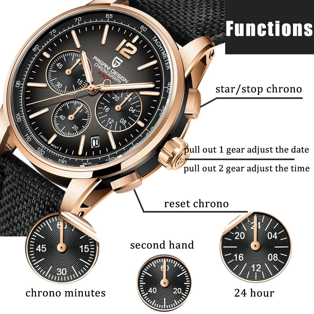 Luxury Watch Design - PAGANI DESIGN Yeni Erkek Saati 41mm