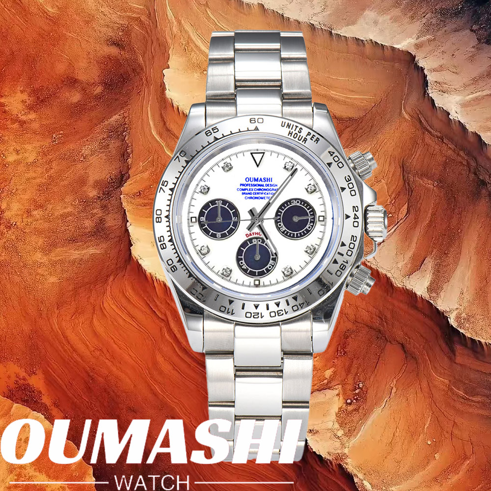 Luxury Watch Straps - Lüks VK63 Saatler Safir Cam 316L
