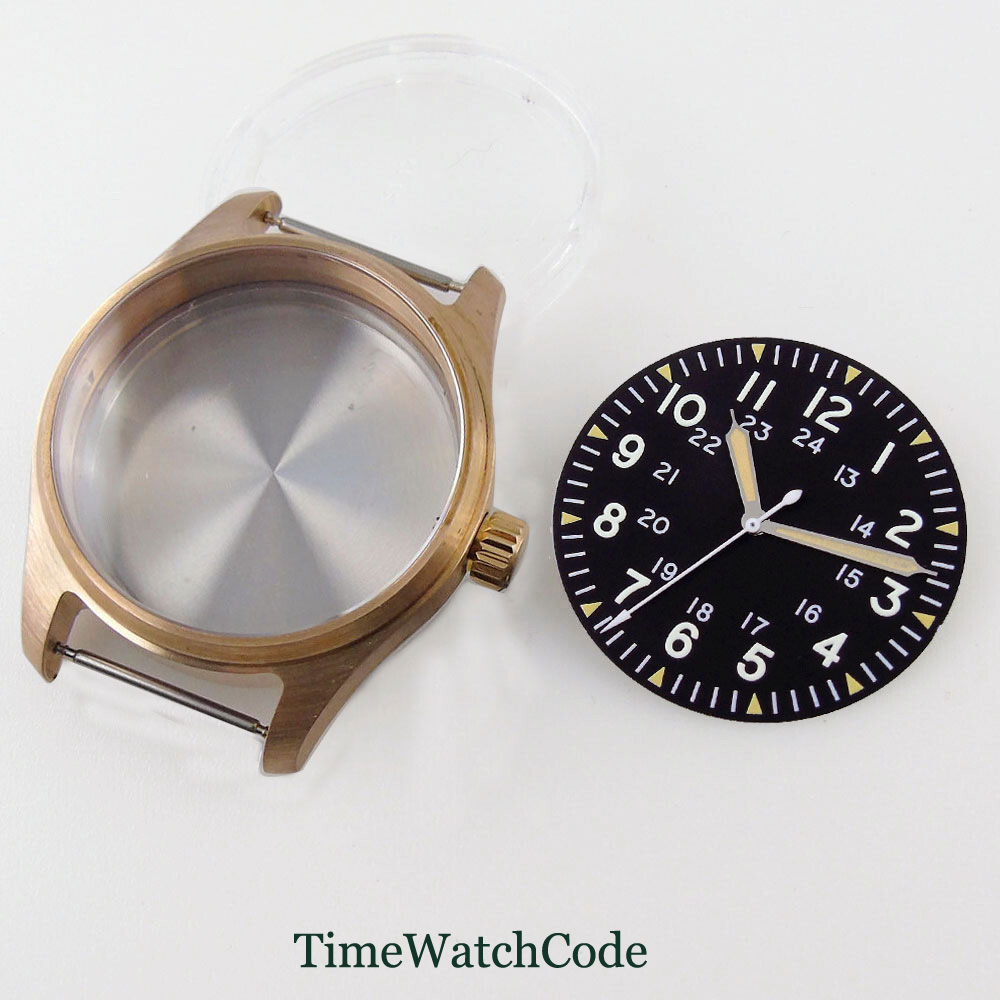 39mm Pilot Dalgıç İzle Vaka Ka - Bronze Case Watch incelemesi ve fiyatı