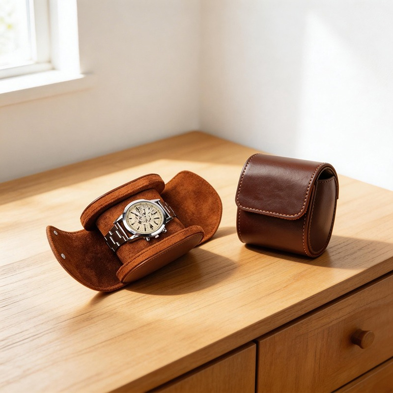 Lüks Kahverengi Renk Taşınabil - Luxury Watch Case Travel incelemesi ve fiyatı