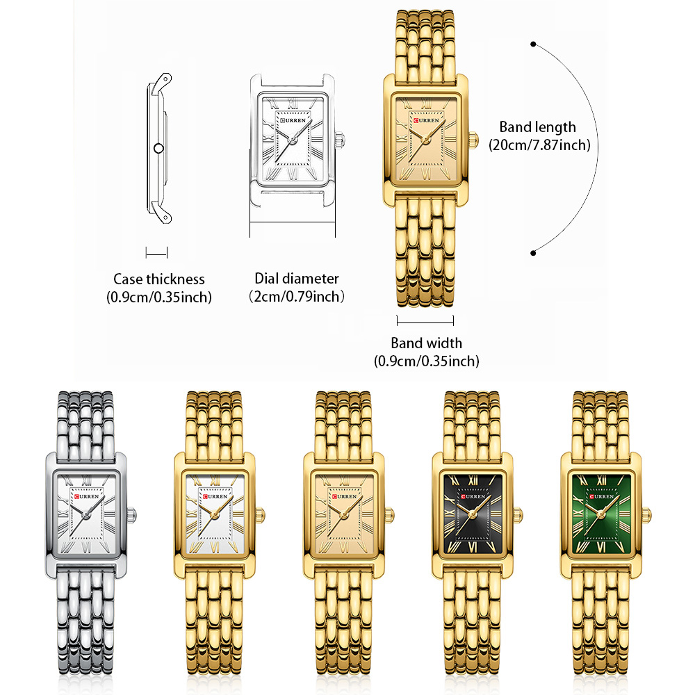 CURREN Lüks Bayan Moda Kuvars  - Luxury Watch Straps incelemesi ve fiyatı