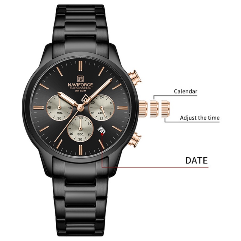 NAVIFORCE Erkek Kuvars Kronogr - Luxury Watch Design incelemesi ve fiyatı