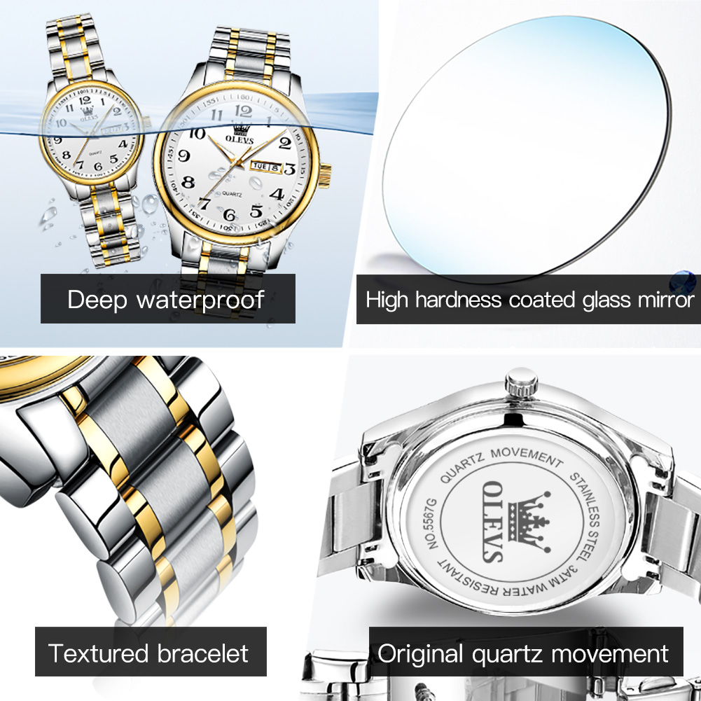 OLEVS Yeni Moda sevgili saati  - Luxury Watch Collection incelemesi ve fiyatı