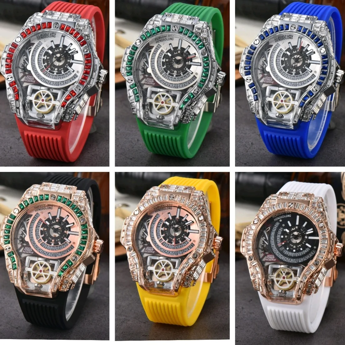 Tam Elmas Kaplama İş Lüksü Üst - Luxury Watch Arabic incelemesi ve fiyatı