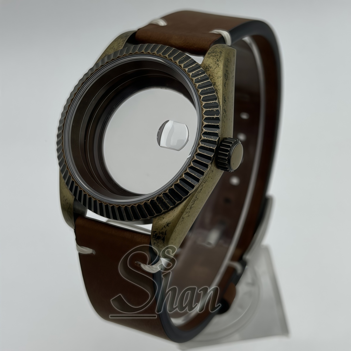 39MM Bronz Tonlu Yivli Saat Ka - Bronze Case Watch incelemesi ve fiyatı