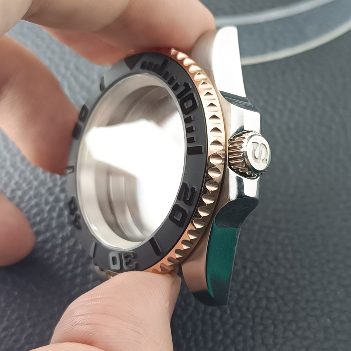 NH35 Yüksek Kaliteli 40.5mm Gü - Bronze Case Watch incelemesi ve fiyatı